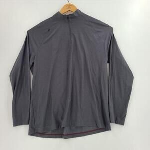 Men's Rhone Gray Long Sleeve Quarter Zip Pullover Shirt XXL